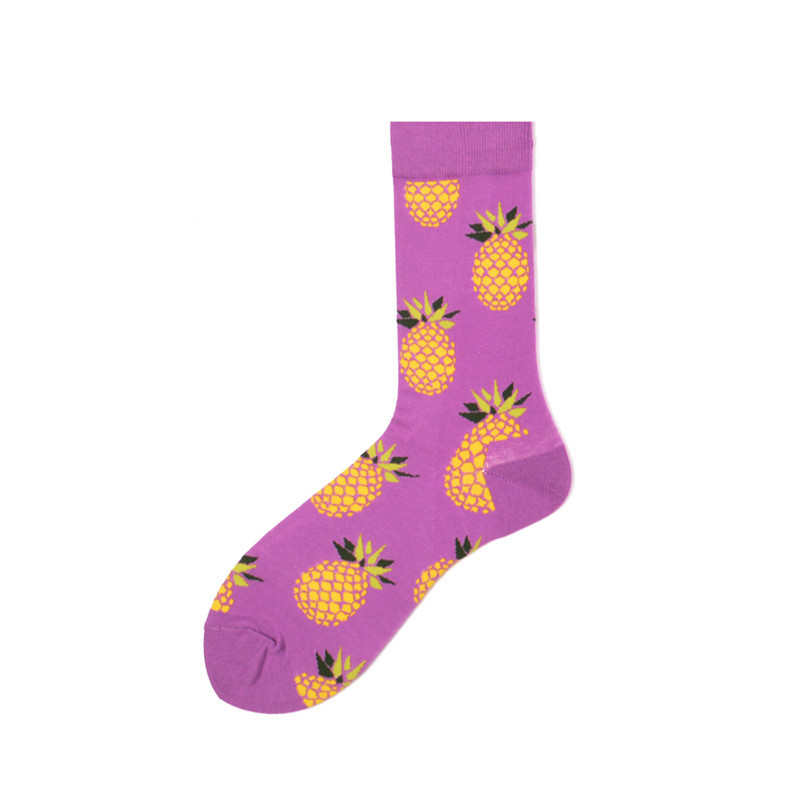 Purple Pineapple Socks - Ice Cream Cake