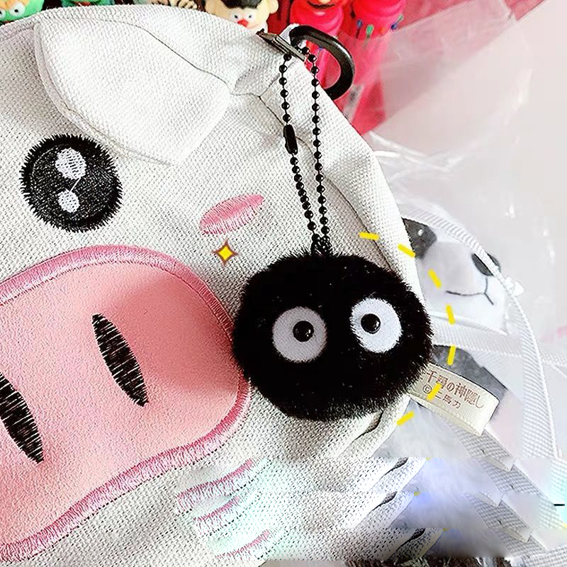 Ghibli Soot Sprite Plush Keychain