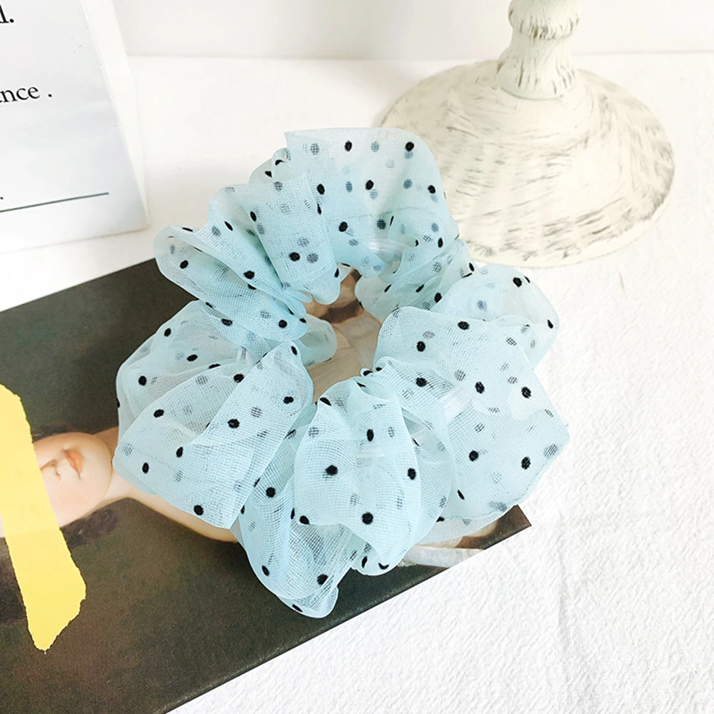 Polka Dot Sheer Scrunchie (6 Colours)