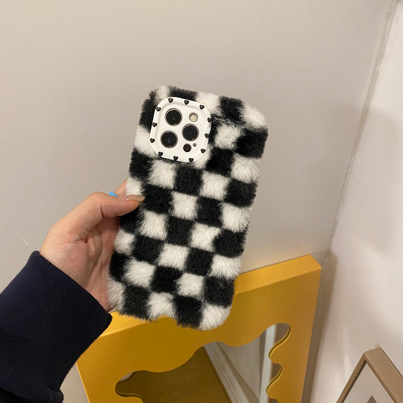 Checkerboard Plush iPhone Case