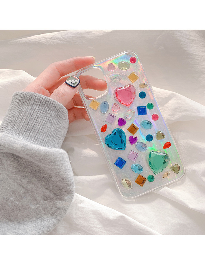 Glitter gem iPhone Case