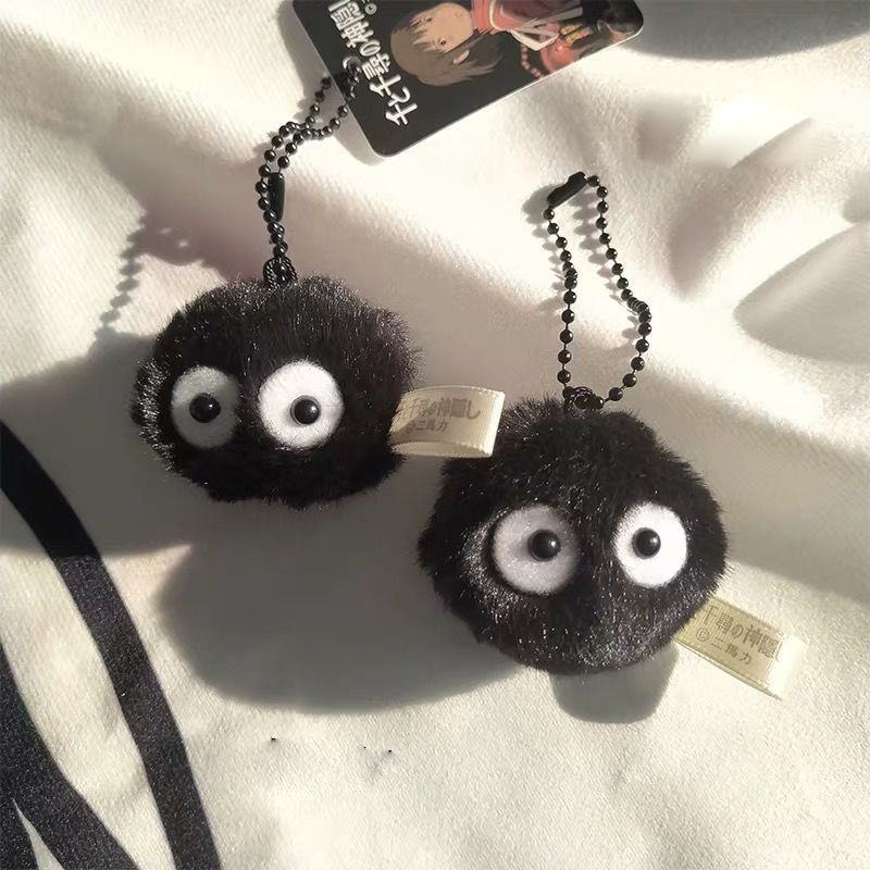 Ghibli Soot Sprite Plush Keychain