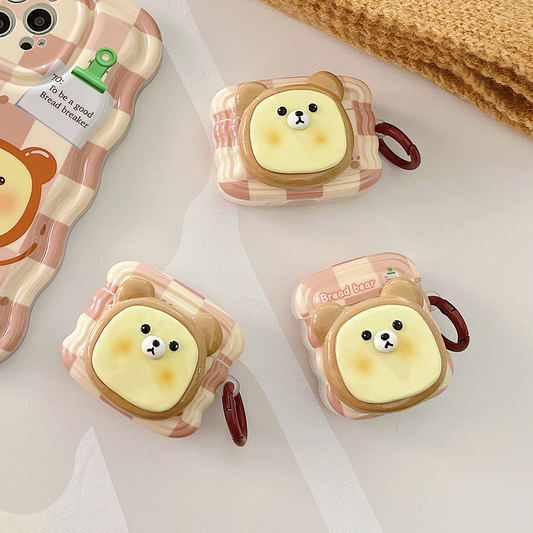 Bread Bear AirPod Case Cover