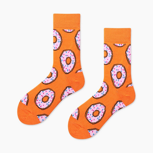 Donut Ankle Socks (2 Colours) - Ice Cream Cake