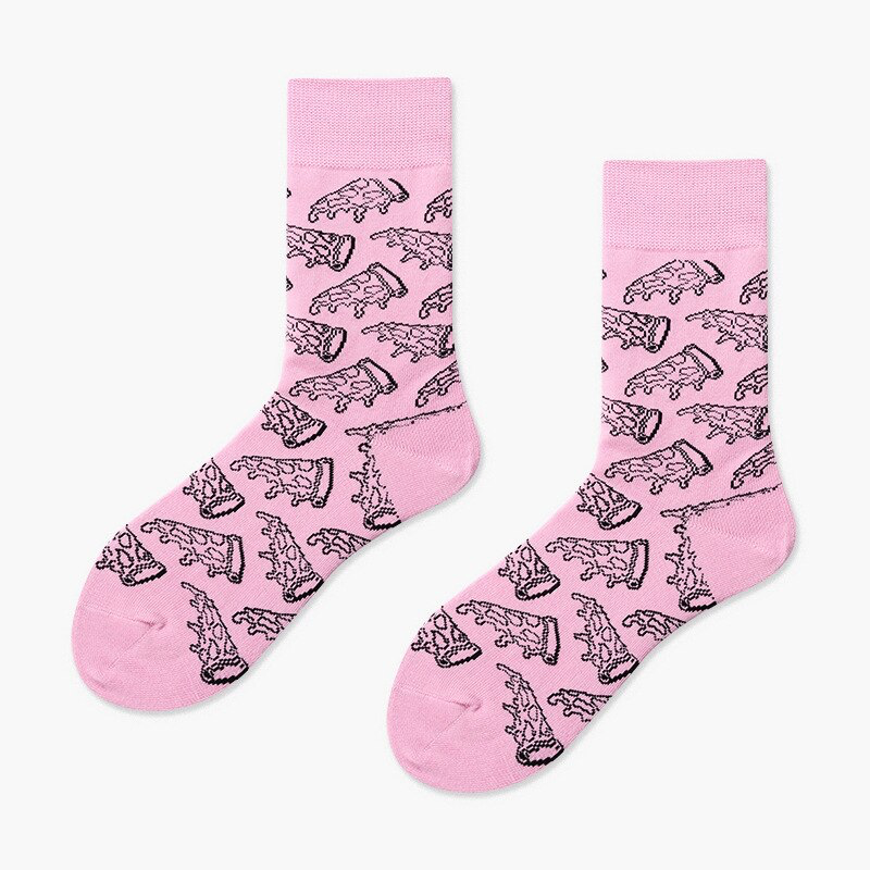 Pink Pizza Ankle Socks - Ice Cream Cake