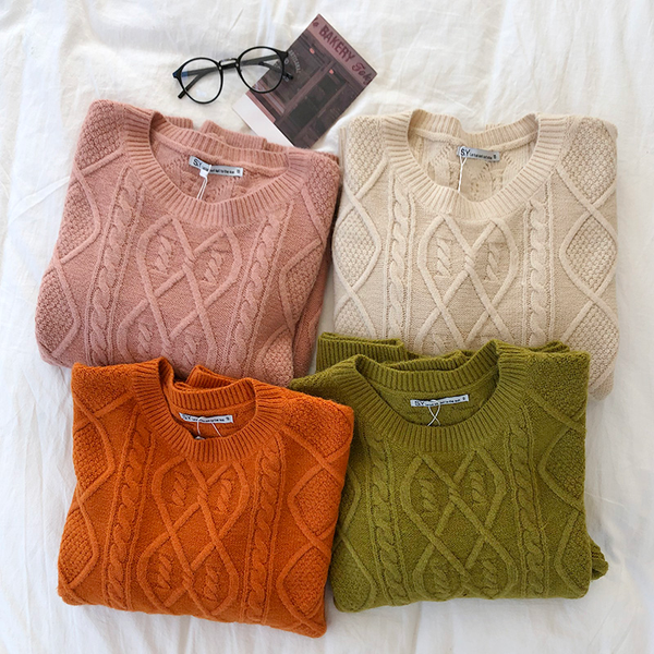 Fisherman Knit Jumper (4 colours) – Ice Cream Cake