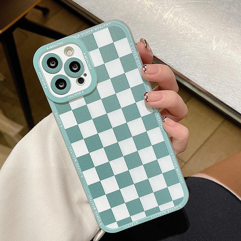 Checkerboard iPhone Case 2 Colours Ice Cream Cake