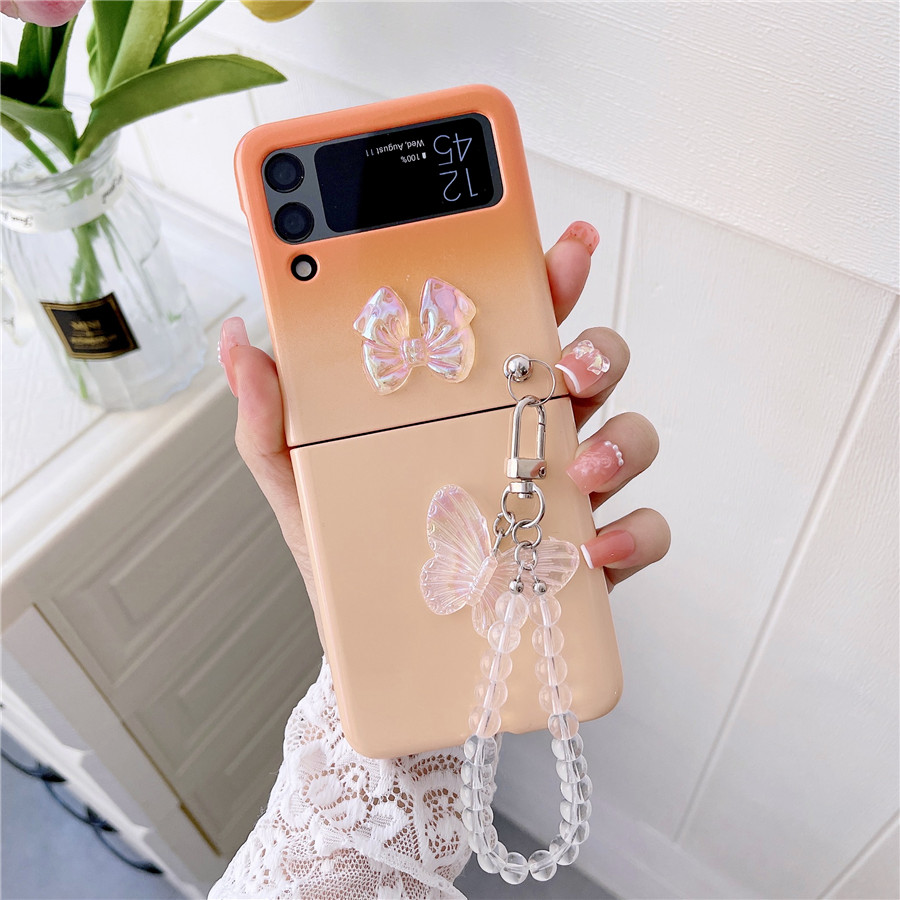 Bow and Butterfly Galaxy Z Flip Phone Case (6 Colours)