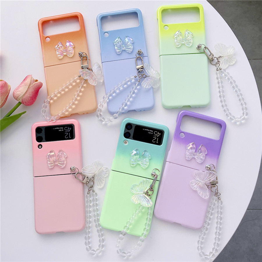 Bow and Butterfly Galaxy Z Flip Phone Case (6 Colours)