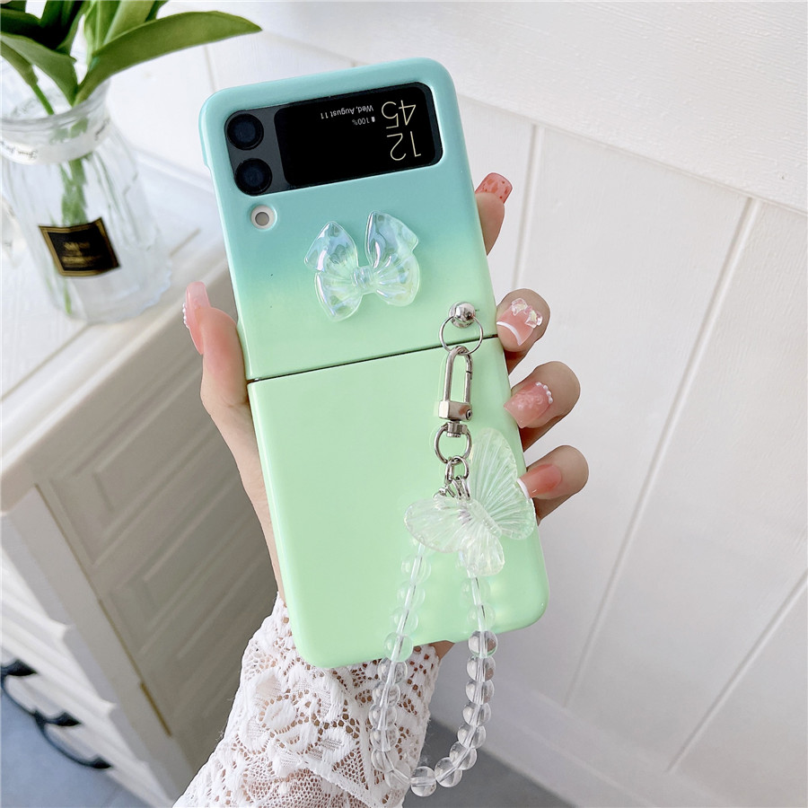 Bow and Butterfly Galaxy Z Flip Phone Case (6 Colours)