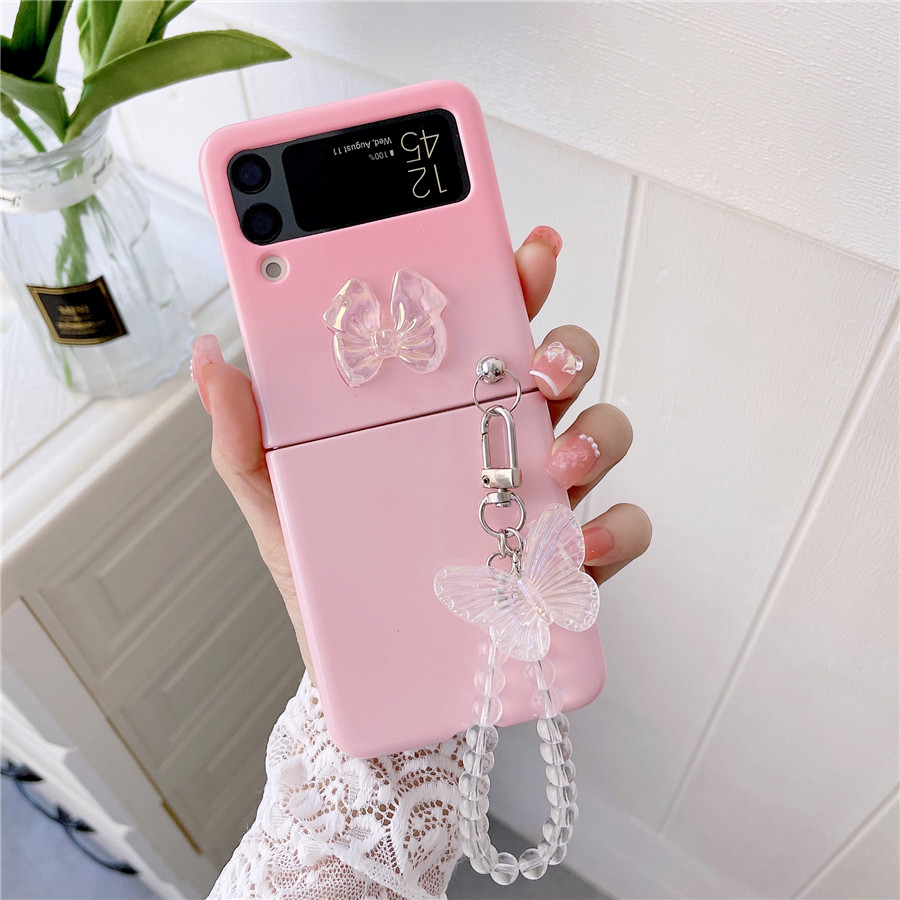 Bow and Butterfly Galaxy Z Flip Phone Case (6 Colours)