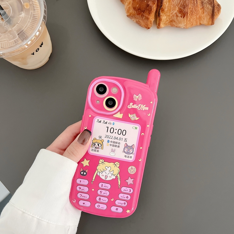 Sailor Moon Deco Vintage Cellphone iPhone Case – Ice Cream Cake